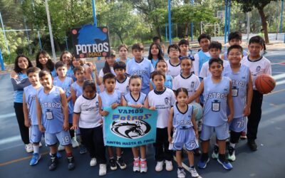 Los “Potros IMAD” inician actividades en liga escolar de Básquetbol